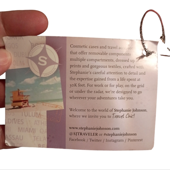 Stephanie Johnson LAX Micro Trap Bag Poppy Red Wristlet - Picture 7 of 7